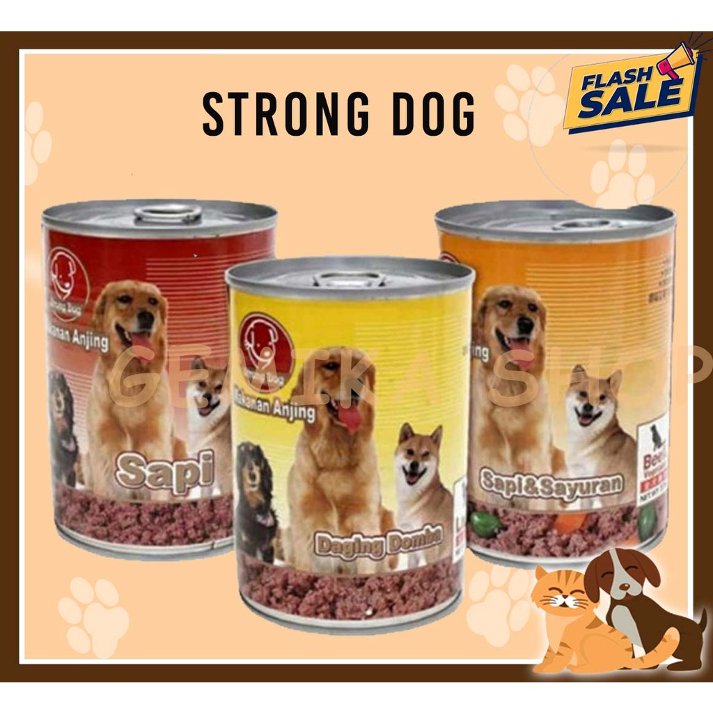 MAKANAN ANJING STRONG DOG 375 GR [ DOG FOOD ]