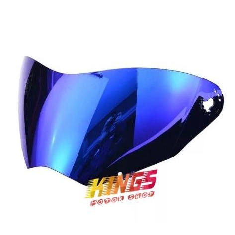 Kaca Helm Snail Supermoto MX311 Double Visor Original Warna Revo Blue kings-m0 Diminati Banget