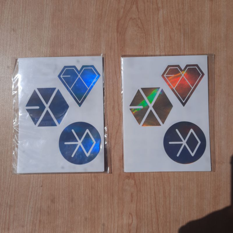 EXO Sticker official from Lightstick pouch ver.3