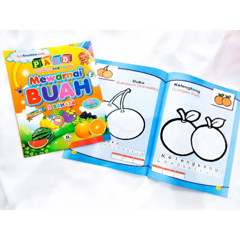 

BUKU MEWARNAI ANAK PAUD TK buah hewan musik dapur benda warna edukasi menarik SERI KREATIFITAS ANAK terbaru murah