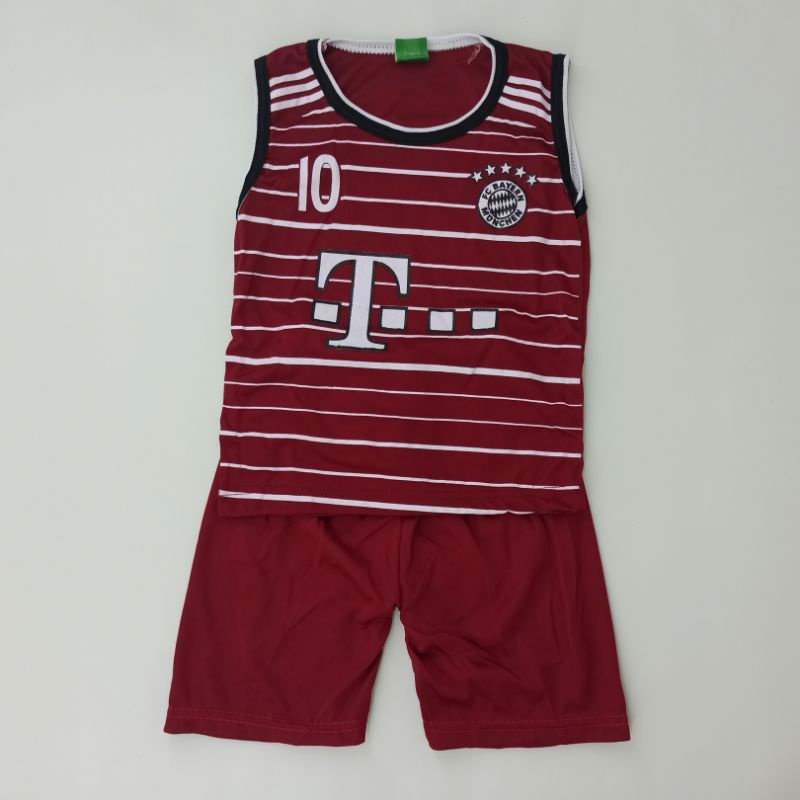 Ss#6001 Setelan Anak Laki-laki Singlet Bola size 6bulan - 4tahun