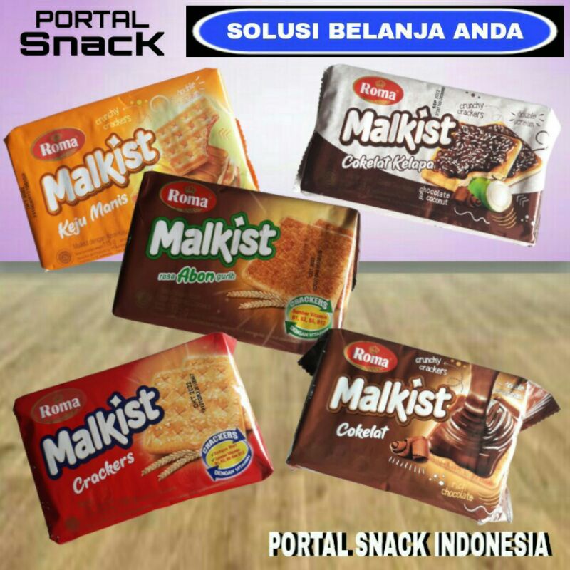 

MALKIST ROMA Biskuit all varian 135 gram