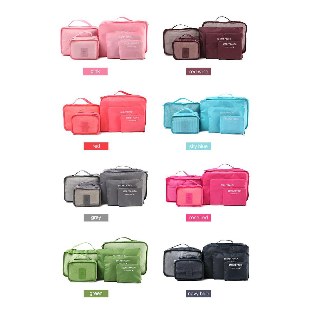 Big Size Travel Bag Organizer 6 in 1 Tas Dalam koper