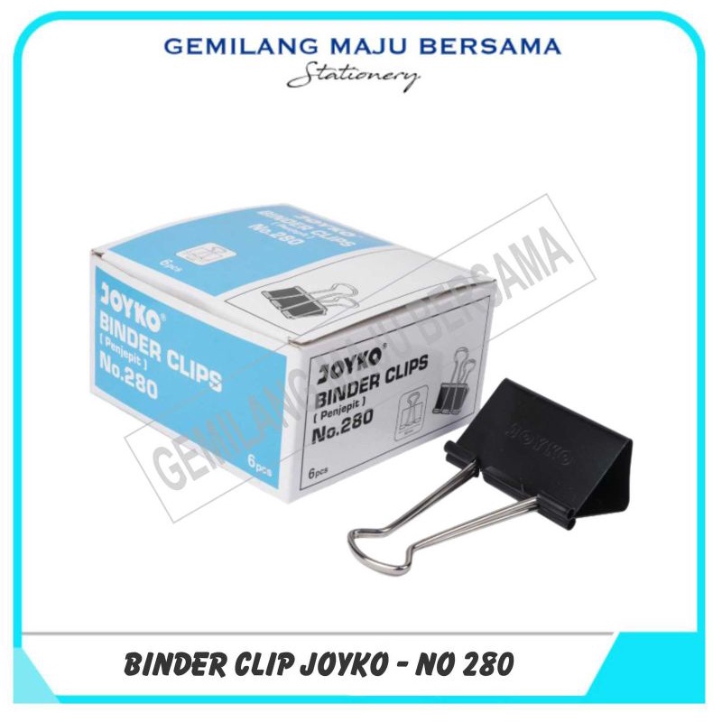 

Binder Clip Joyko 280 (Harga Per Lusin = 12 Buah)