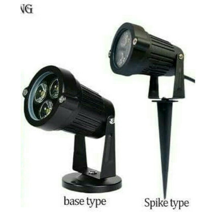 Lampu Taman Tancap / Lampu Sorot LED 3w (3 Watt)