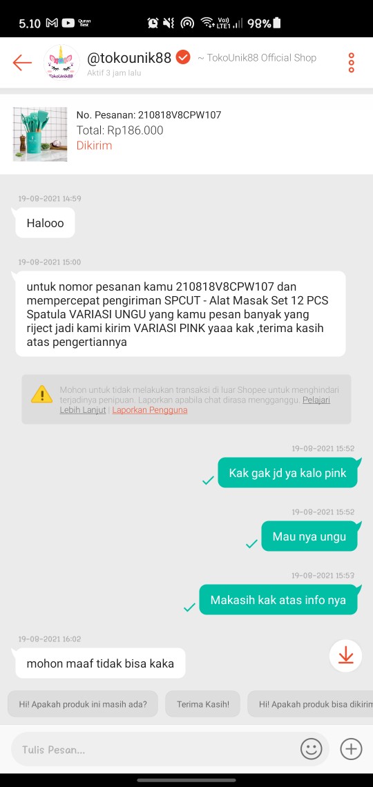 Tu88 Alat Masak Set 12 Pcs Spatula Masak Sutil Sendok Masak Silicone Kitchen Utensils Set - Spcut