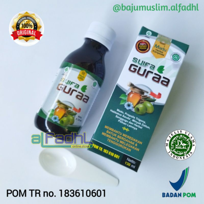 

Madu Gurah | Madu Batuk Syifa Gurah 130ml | Obat Gurah Herbal BPOM HALAL MUI