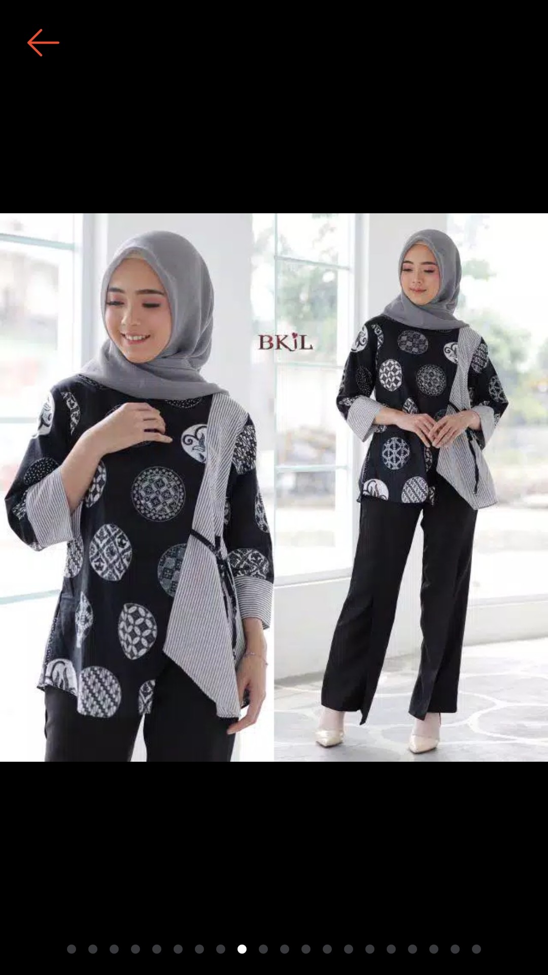 Atasan Batik Wanita Blouse Modern