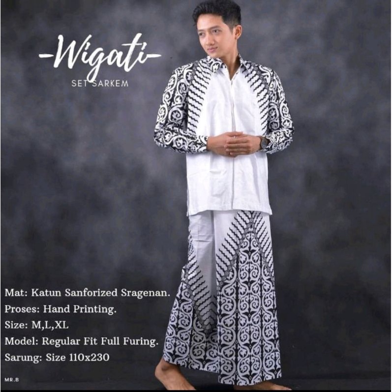 SET SARKO/SET SARKEM BATIK SRAGENAN