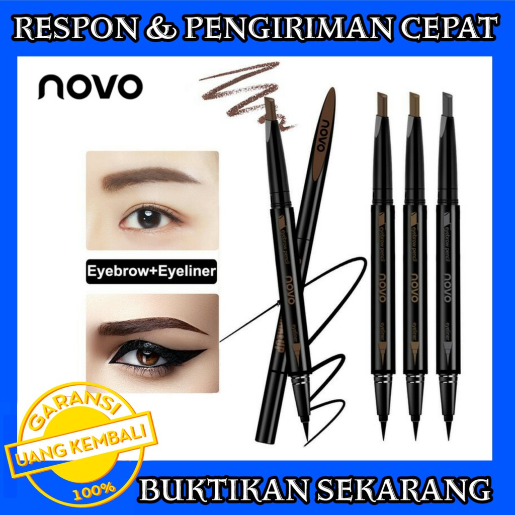NOVO EYELINER & EYEBROW 2 IN 1