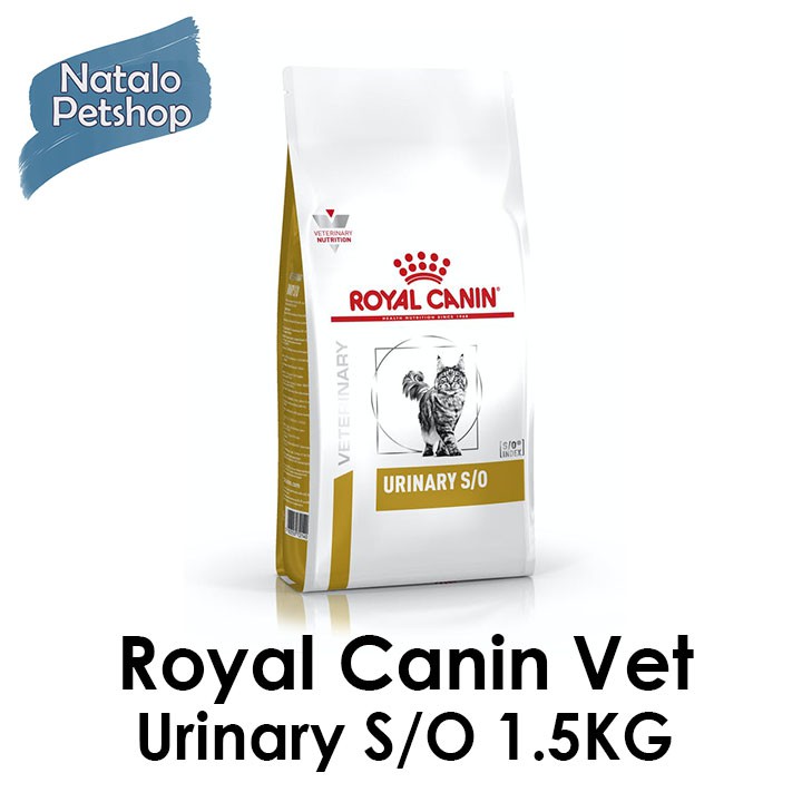 Royal Canin Vet Urinary S/O 1.5KG Cat Food/Feline/Veterinary SO/Makanan Kucing Kesehatan