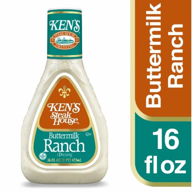 

:=:=:=:=] Ken's Steakhouse Buttermilk Ranch Salad Dressing 473 ml (16 fl. oz )