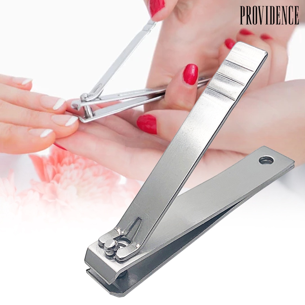 Providence Manicure Cutter Non-slip Nail Care Stainless Steel Flat Mouth Nail Clipper Trimmer for Beauty