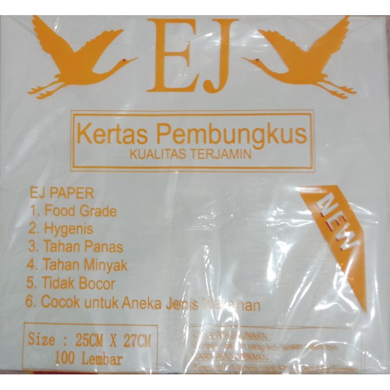 TERMURAH. (COD) Kertas pembungkus nasi KFC. BURGER MCD. POLOS