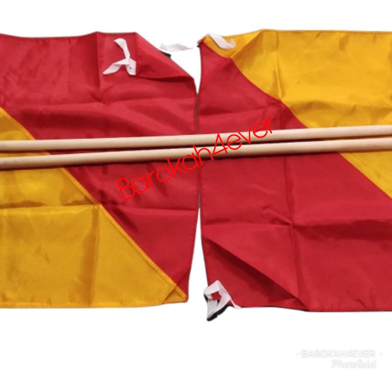 ( Harga Sepasang) Bendera Semapor Bendera Pramuka Smaphore Sepasang