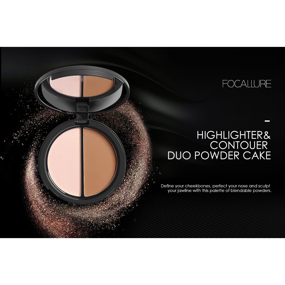 FOCALLURE Highlight &amp; Contour Powder Palette FA-05