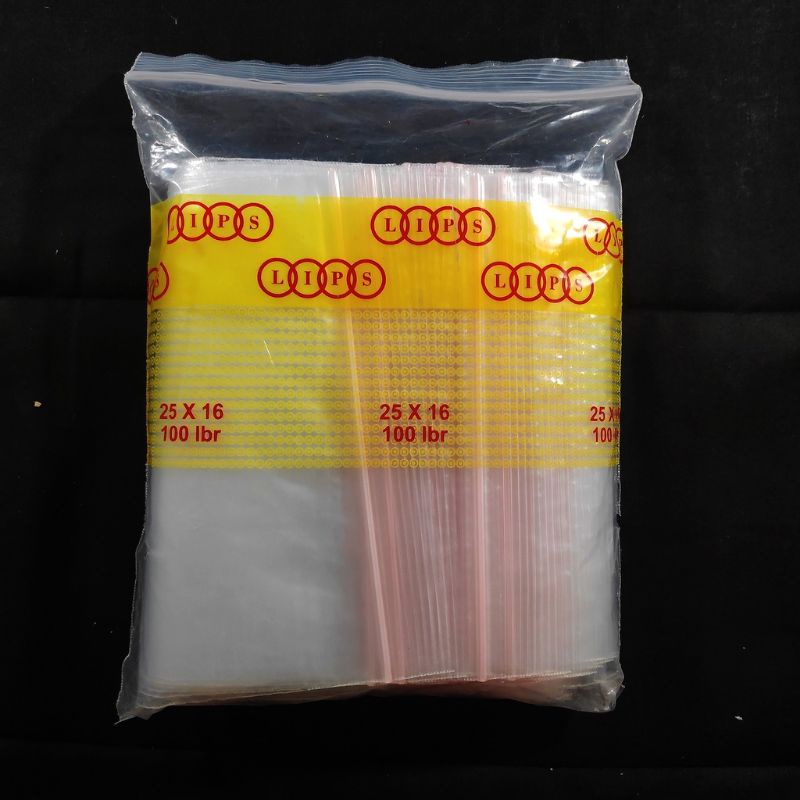 Plastik Klip Uk 16x25 / 25x16 Plastik Zipper lock Isi 100 Lembar