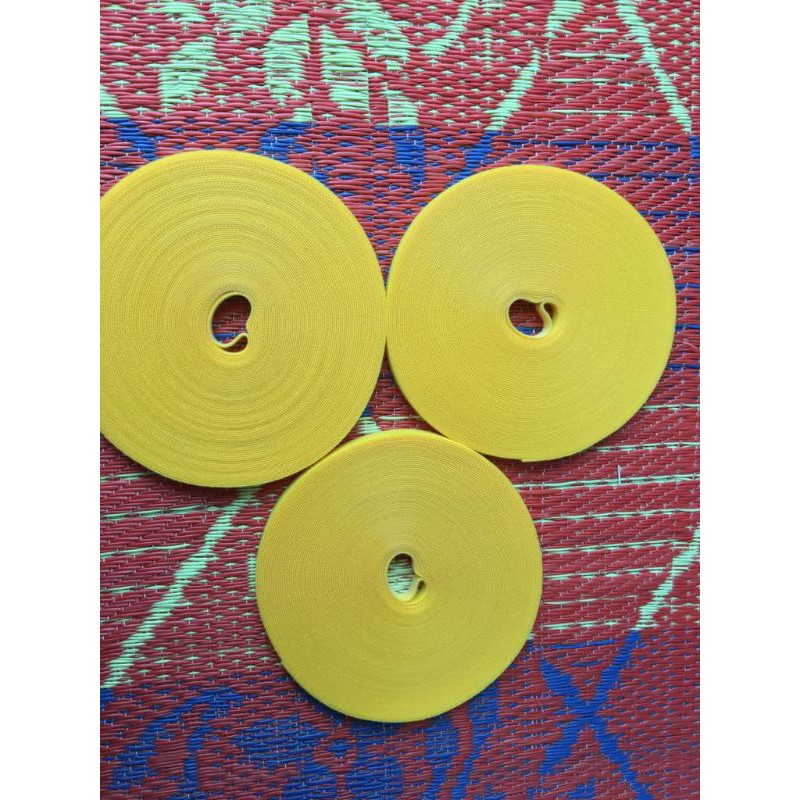 Velcro Magic Tape Kabel 20 M Tebal 1 Cm -kuning