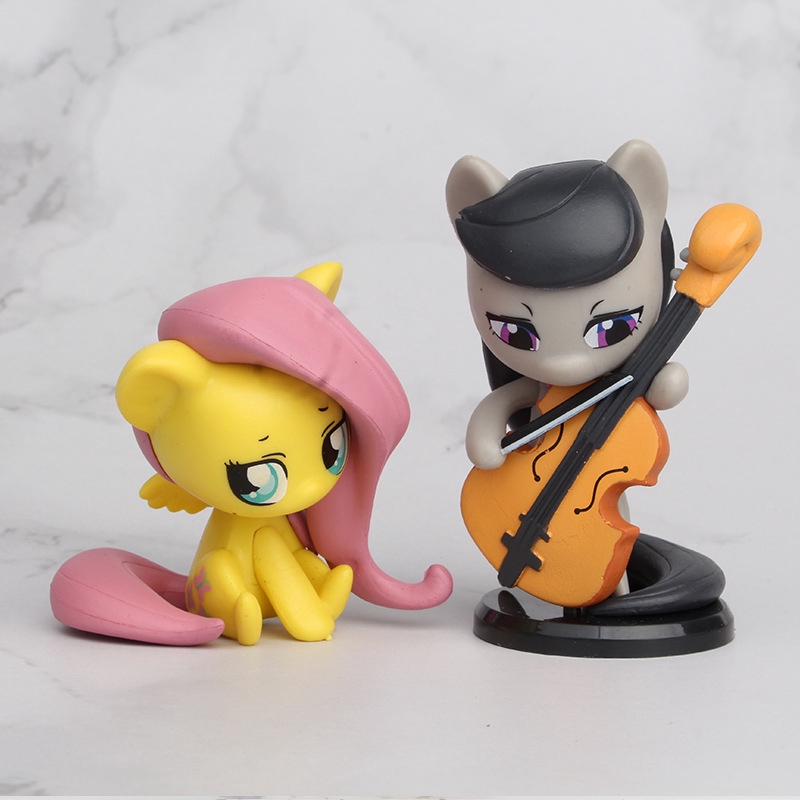Set 6 piece My little pony Boneka kuda poni kecil saya Set 6 piece My little pony Boneka kuda poni kecil saya