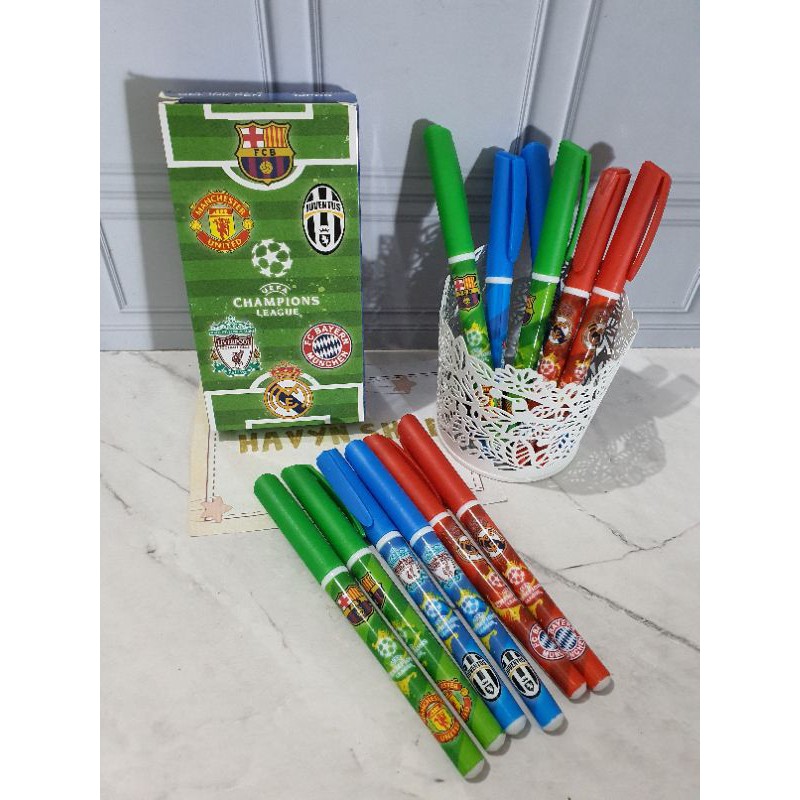 (12pc) pen gel/pen motif makanan minuman/pulpen lucu/pen mie/pen fancy-BOLA 310
