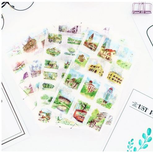 

Waterolor Diary Deco - Dream House (6pcs)