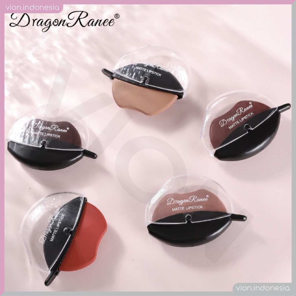 KACHI - DRAGON RANEE Lazy Lips Velvet Matte Lipstick Lipstik Bentuk Bibir DR009