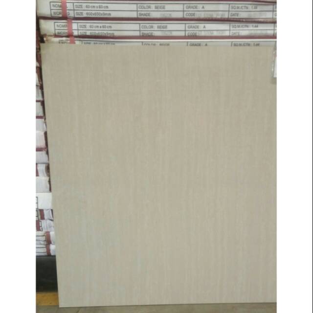 Granit Dinding 60x60 Motif Cream Krem Kw 1 Kia Per Dus Indonesia