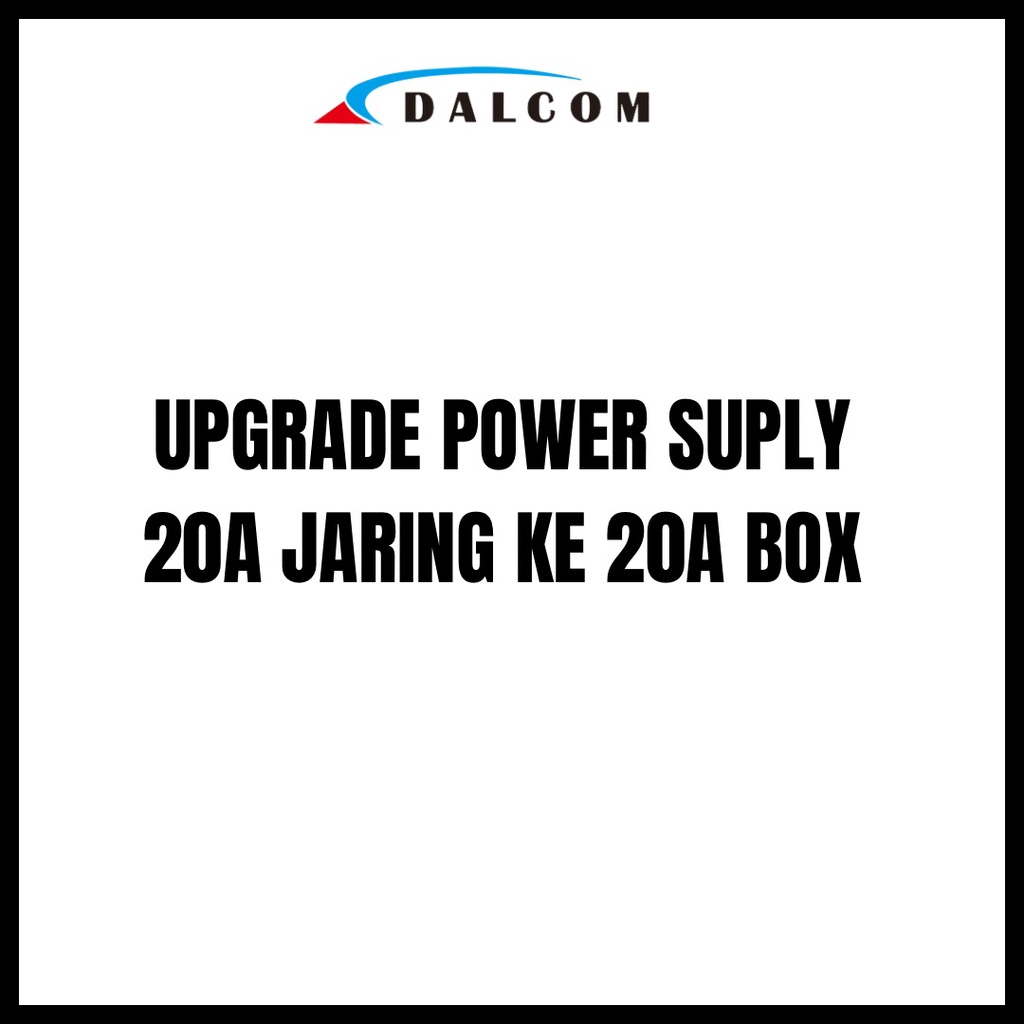 UPGRADE POWER SUPLY DARI 20A JARING KE 20A 30A JARING BOX