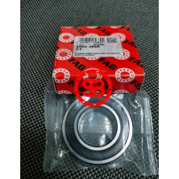 Bearing 6005 2RS / 6005 2RS C3 FAG ORIGINAL