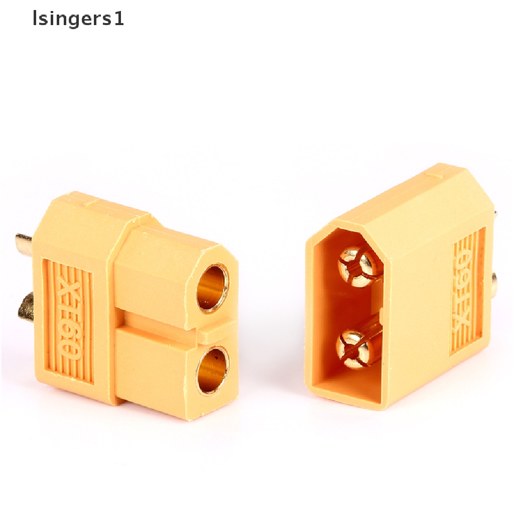 (lsingers1) 1 / 5 / 10 Pasang Konektor Plug XT60 Male Female Untuk Baterai Lipo RC