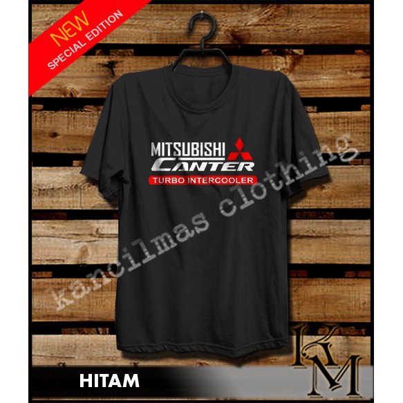 KAOS MITSUBISHI CANTER WARNA HITAM NEW