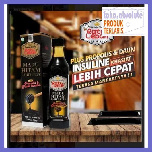 6E64S6- Madu Hitam Propolis Ratu Lebah ... Original 76Rdy-