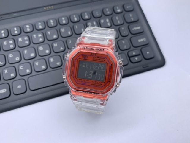 Harga Grosir Jam Tangan 511 Digital Water Resistant Strap Rubber Transpran