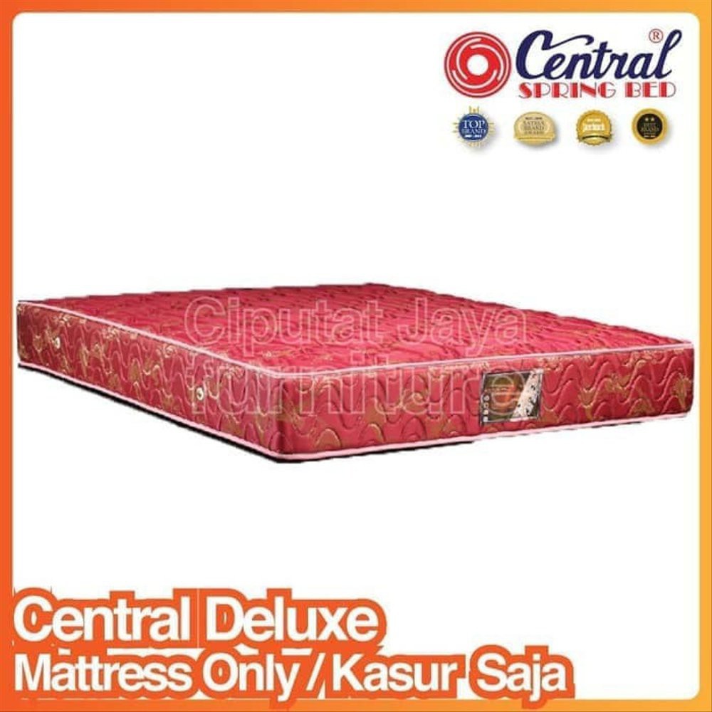 Jual SPRING BED CENTRAL DELUXE UK 200 X 180 MATRAS KASUR TEMPAT TIDUR ELEGAN NYAMAN TERLARIS Diskon