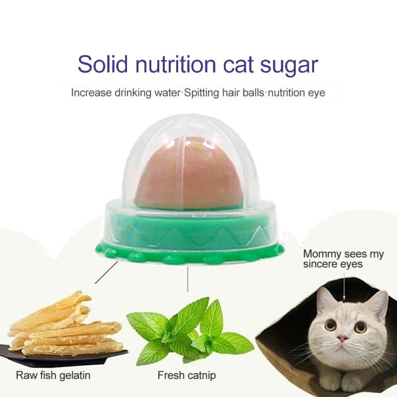 PERMEN CATNIP - Makanan Permen Bola Gula Catnip Cemilan Kesehatan Kucing Cat Kitten
