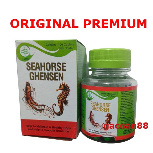 ORIGINAL SEAHORSE GHENSHEN PREMIUM OBAT SEHAT GINJAL