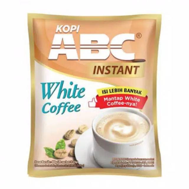 

KOPI ABC WHITE COFFE 3in1 SACHET @23gr