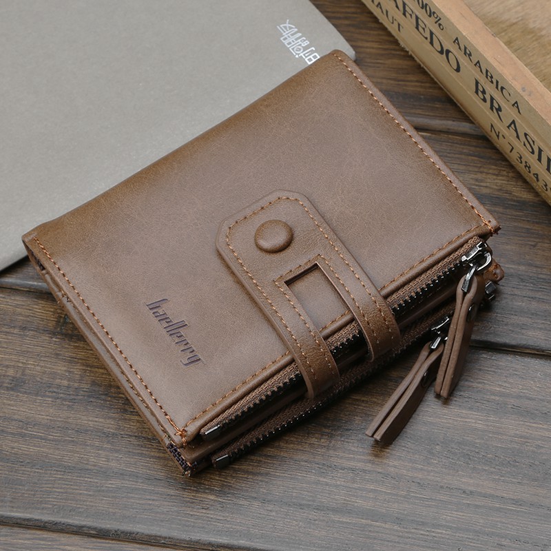 BAELLERRY D3206 Dompet Pria Bahan Kulit PU Leather Premium WATCHKITE WKOS