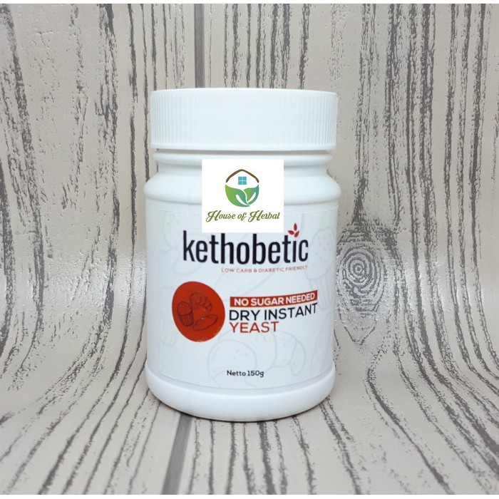 

KETOBETIC dry instant yeast ragi kering tanpa gula 150gr