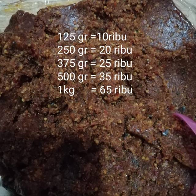 

Sambel pecel khas madiun