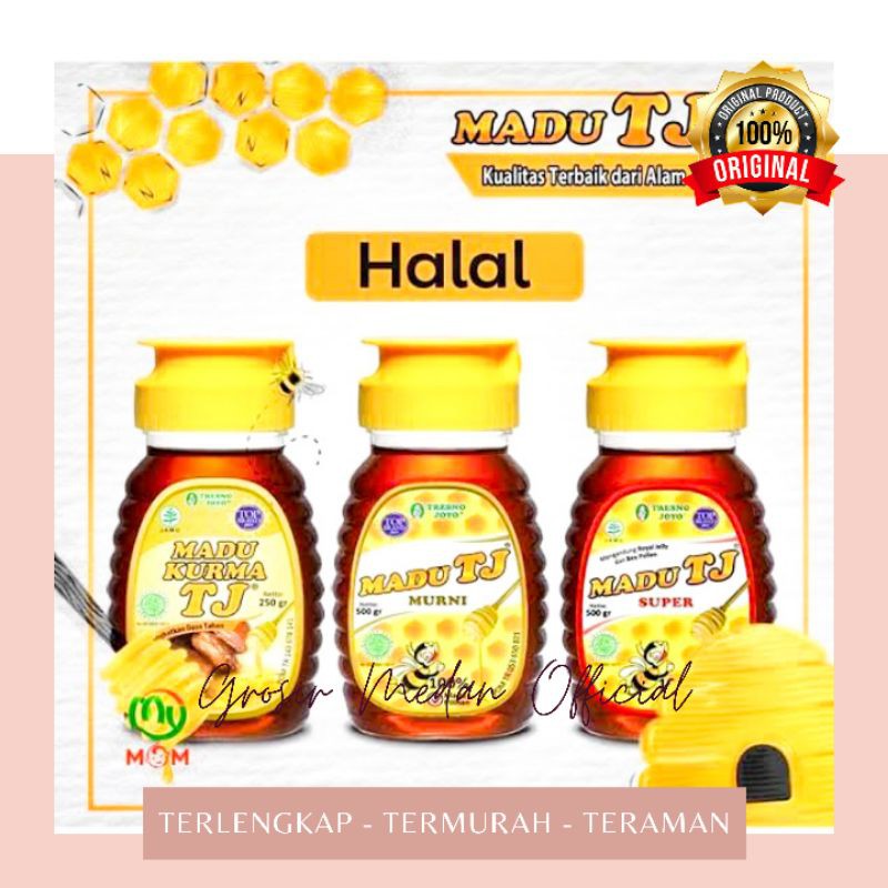 MADU TJ TRESNO JOYO MADU ALAMI MADU MURNI EXTRA SUPER MADU KURMA PANAS DALAM JAHE MINT