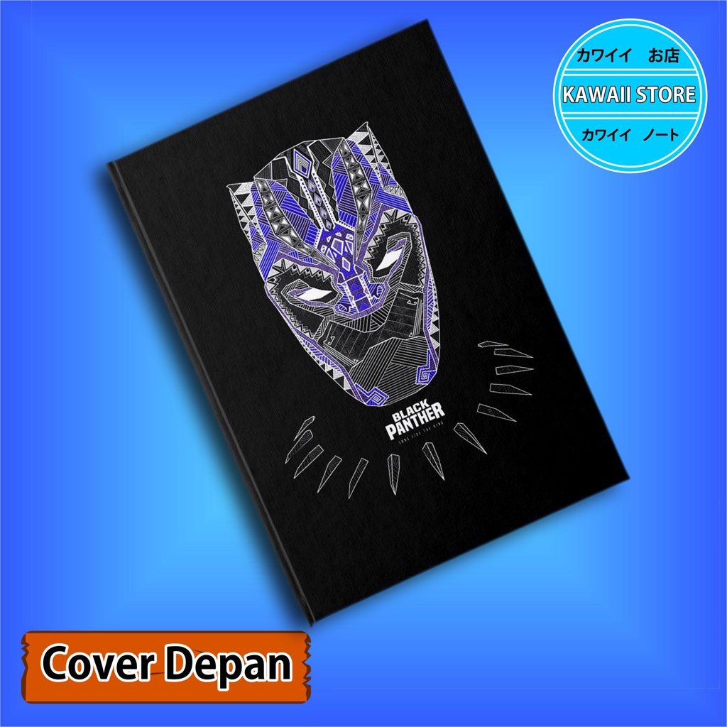 

Notebook / Pocket book Hard Cover Film Marvel WAKANDA uk A5 & A6 / Notes Book