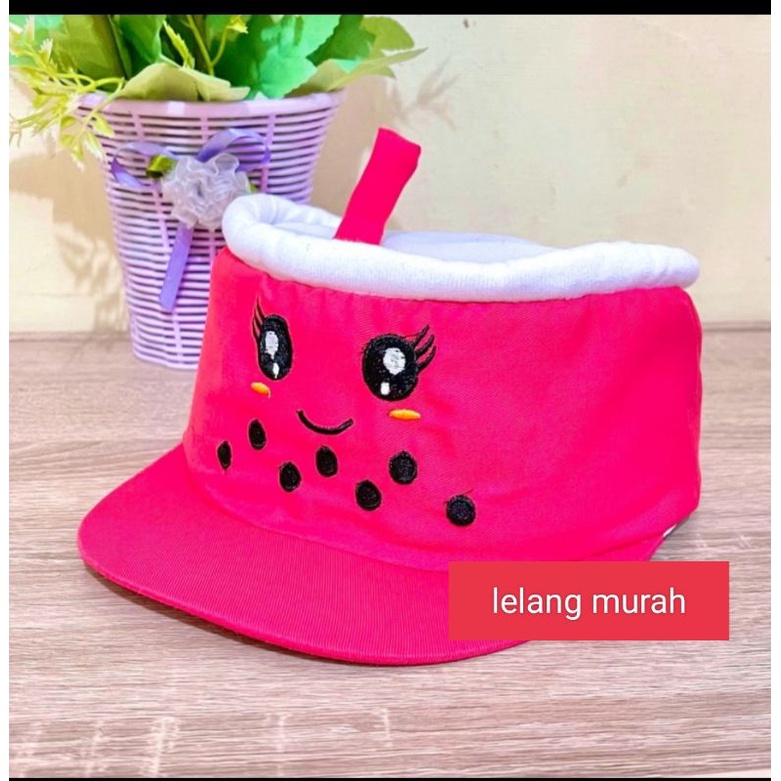 TOPI boba topi anak motip boneka boba Viral murah terlaris,murah,bisa cod