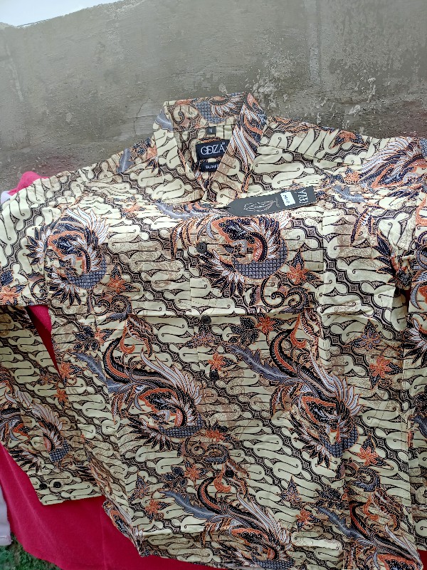 Odza Kemeja Batik Panjang Modern Slim Fit