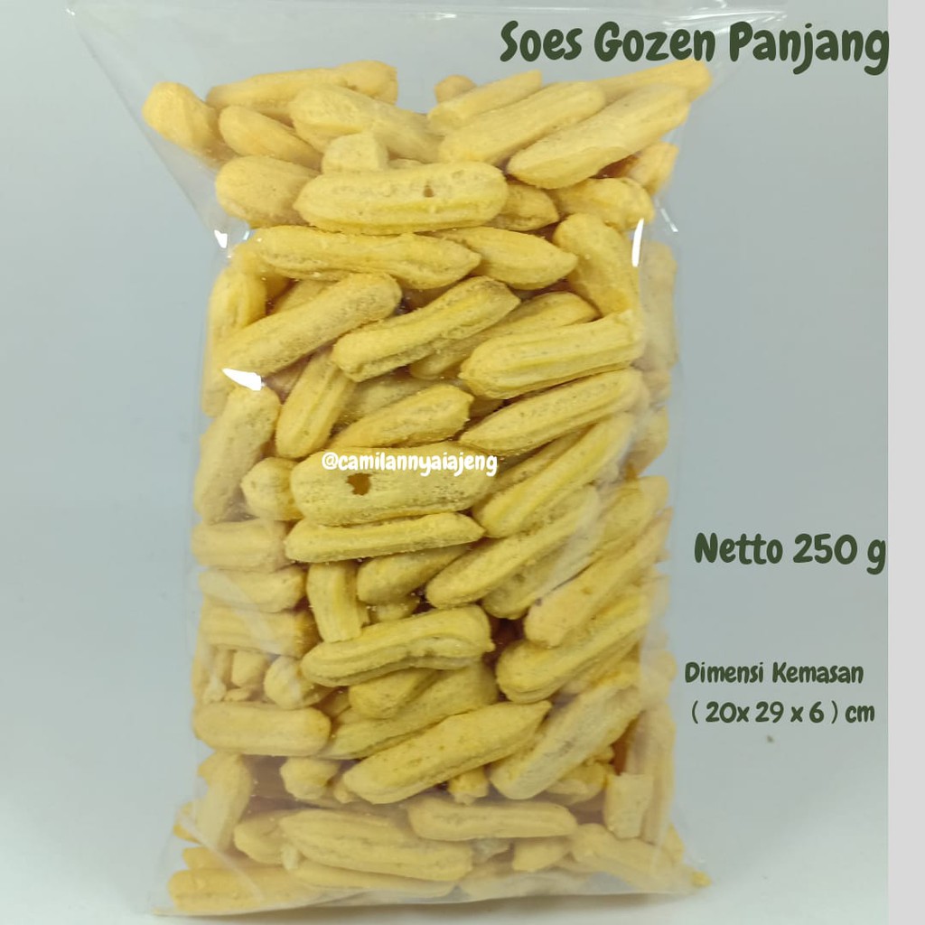 

Kue Soes Sus Kering Original Bawang Panjang Gozen Gurih Renyah 250 g