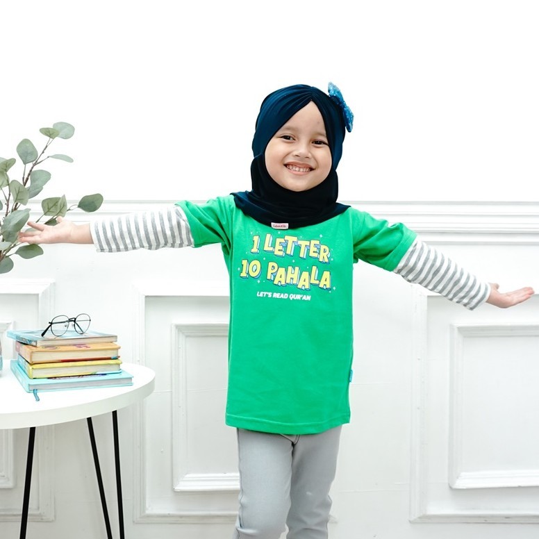 BAJU KAOS ANAK PEREMPUAN  MUSLIM AMMARKIDS