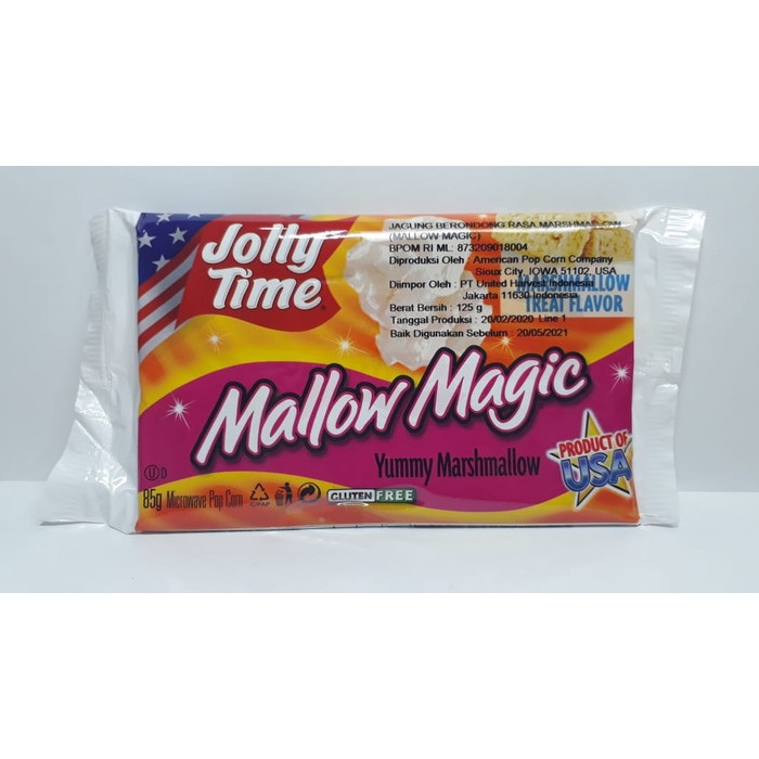 

INSTANT-CAMILAN- JOLLY TIME POPCORN MALLOW MAGIC ( MM ) - ORIGINAL USA -CAMILAN-INSTANT.