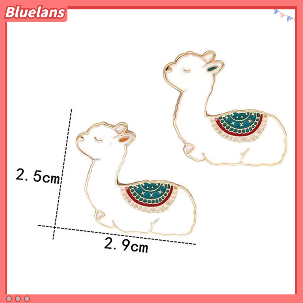Bros Pin Enamel Bentuk Kartun Alpaca Lucu Untuk Unisex