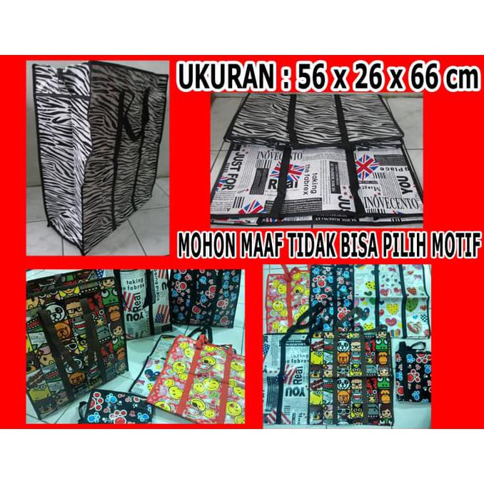 TAS BELANJA KANTONG KARUNG PLASTIK SERBAGUNA BESAR / SHOPPING BAG CODE