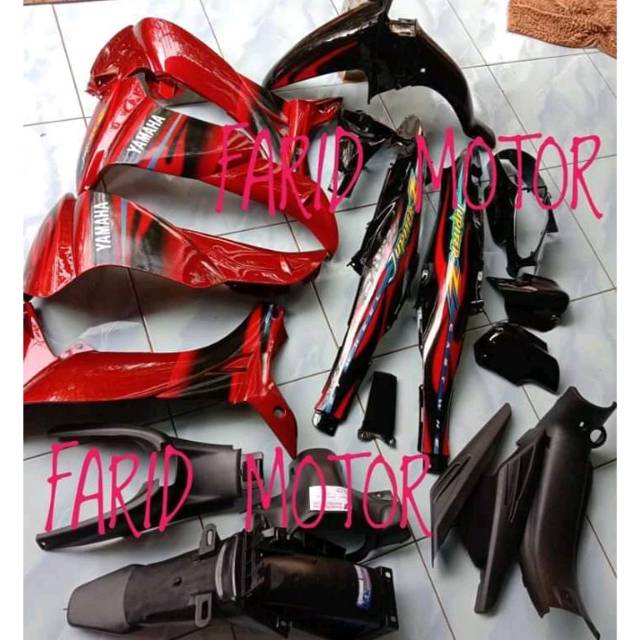 cover body Full body jupiter z lama merah hitam terlaris